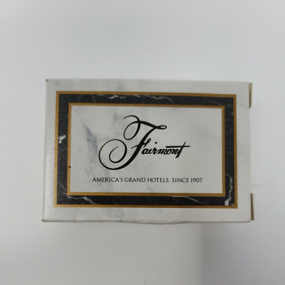 Fairmont Hotel Bar Soap America's Grand Hotels French Milled Vintage Uncommon